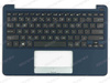 Asus EeeBook F205TA Palmrest klawiatura obudowa US-International niebieski
