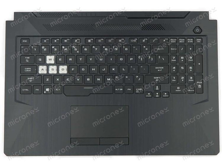 Asus TUF Gaming FX706II Palmrest klawiatura obudowa LED RGB US-International czarny