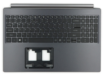 Acer Aspire 7 A715-75G Palmrest klawiatura obudowa LED US-International szary