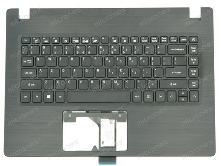 Acer 6B.GVYN7.028 Palmrest klawiatura obudowa US-International czarny