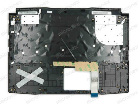 MSI 957-15833E-C24 Palmrest klawiatura obudowa LED US-International czarno-żółty