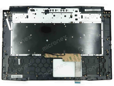 MSI 957-17L114E-C20 Palmrest klawiatura obudowa LED BIAŁY US-International czarny