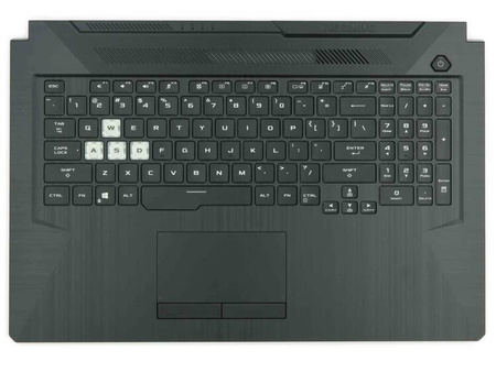 Asus TUF766QM Palmrest klawiatura obudowa LED RGB US-International czarny