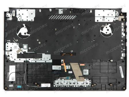 Asus 90NR0743-R30UI0 Palmrest klawiatura obudowa LED RGB US-International czarny