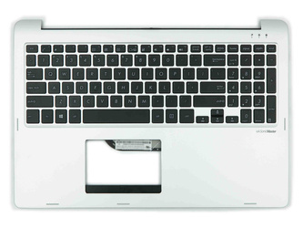 Asus 90NB05R1-R31US0 Palmrest klawiatura obudowa US-International srebrny