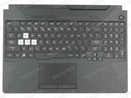 Asus TUF506IV Palmrest klawiatura obudowa LED RGB US-International czarny