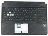 Asus TUF Gaming TUF505DU TUF505DV Palmrest klawiatura obudowa LED RGB US-International czarny