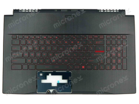MSI GL65 9SC 9SCK Palmrest klawiatura obudowa LED US-International czarny