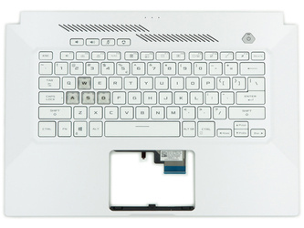 Asus TUF516PR Palmrest klawiatura obudowa LED US-International biały