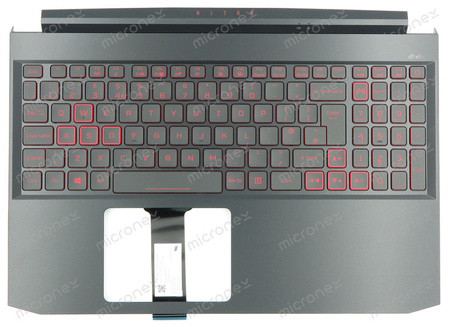 Acer Nitro 5 AN515-55 Palmrest klawiatura obudowa LED UK czarny GTX1650