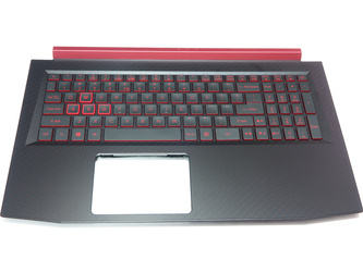 Acer 6B.Q3MN2.001 Palmrest klawiatura obudowa LED US-International czarny GTX1050