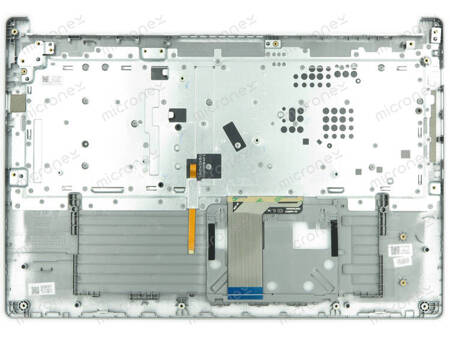 Acer 6B.HDGN7.060 Palmrest klawiatura obudowa LED US-International srebrny