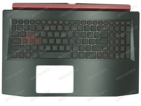 Acer 6B.Q3RN2.001 Palmrest klawiatura obudowa LED US-International czarny RX560X