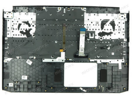 Acer 6B.QCUN2.001 Palmrest klawiatura obudowa LED RGB US-International czarny