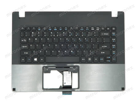 Acer 6B.SHXN7.028 Palmrest klawiatura obudowa US-International czarny