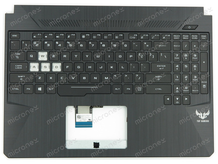 Asus FX505DD Palmrest klawiatura obudowa LED US-International