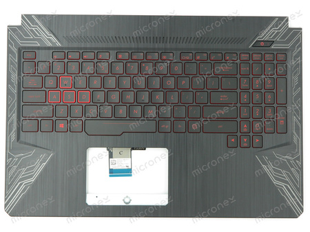 Asus TUF FX504GD FX504GE FX504GM Palmrest klawiatura obudowa LED US-International