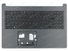 Acer 6B.HWBN7.030 Palmrest klawiatura obudowa LED US-International czarny