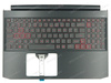 Acer 6B.QAZN2.001 Palmrest klawiatura obudowa LED US-International czarny RTX3050