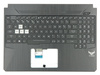 Asus 90NR02D1-R31UI2 Palmrest klawiatura obudowa LED RGB US-International